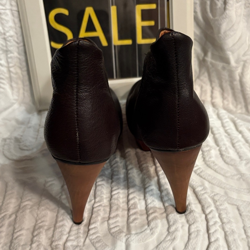 Chic Dark Brown Ankle Booties - image 4